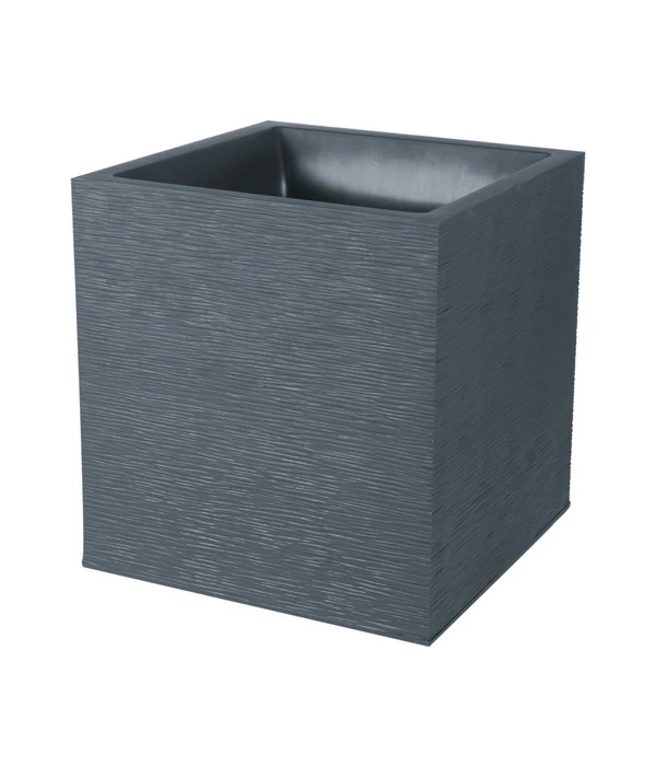 EDA-plastiques Kunststoff-Topf Graphit, Gerillt 3 EDA-plastiques Kunststoff-Topf Graphit, Gerillt