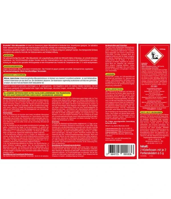 Brumolin Ultra Mäuseköder, 2er-Set 4 Brumolin Ultra Mäuseköder, 2er-Set – Bild 2
