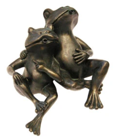 Ubbink Polystone-Wasserspeier Zwei Frösche, Ca. B25,5/H20/T19 Cm