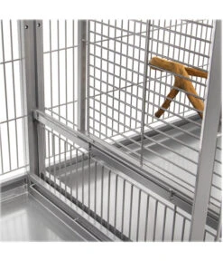 Montana Vogelvoliere Anbausatz Für Arkansas -Gartenbedarf Angebote 6811475 WE DE 005 NEU PPArkansasAnbauKitHellgrauHoehe194cm