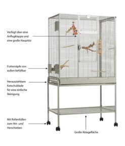 Montana Vogelvoliere Anbausatz Für Madeira Double 15 Montana Vogelvoliere Anbausatz Für Madeira Double -Gartenbedarf Angebote 6811509 WE IG 003 VogelkaefigNewMadeiraDoubleAnbauKitPlatinum