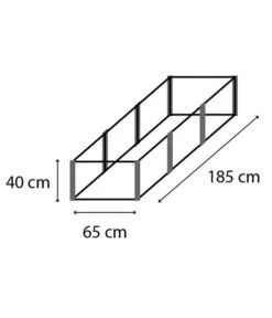 Vitavia Hochbeet Oslo In&Out, Seegras/alu -Gartenbedarf Angebote 6882534 WE BG 002 VitaviaHochbeetOsloInOutneu