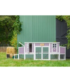 Dehner Hühnerstall Happy Farm Henriette, Ca. B281,5/H105/T80 Cm -Gartenbedarf Angebote 6896955 WE MO 001 DehnerMarkenqualitaetHuehnerstallHenriette