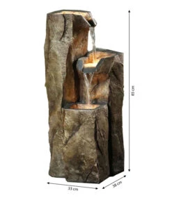 Dehner Polyresin-Gartenbrunnen Sedona, Ca. H85 Cm -Gartenbedarf Angebote 6911101 WE BG 001 BrunnenSedona