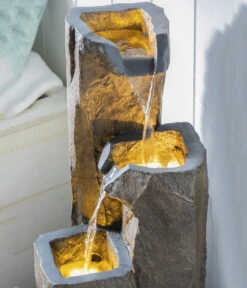 Dehner Polyresin-Gartenbrunnen Sedona, Ca. H85 Cm -Gartenbedarf Angebote 6911101 WE DE 001 BrunnenSedona