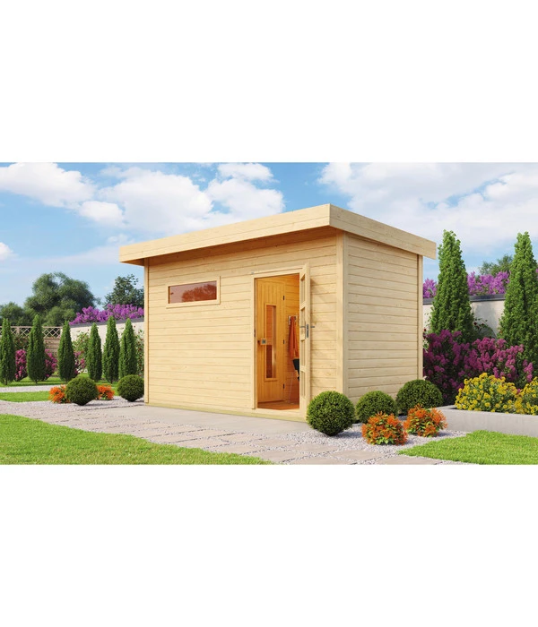 Weka Saunahaus Farsund, Ca. B415/H253/T250 Cm 5 Weka Saunahaus Farsund, Ca. B415/H253/T250 Cm – Bild 3