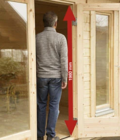 Wolff Finnhaus Gartenhaus Trondheim 70-A XL, Inkl. Lounge 400 Rechts, Ca. B780/H256/T390 Cm -Gartenbedarf Angebote 6931547 WE DE 004 FinnhausTrondheim