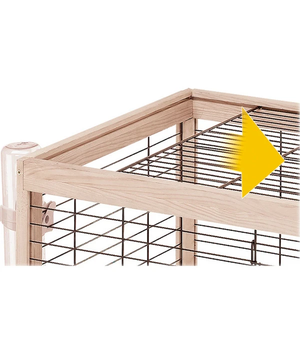 Ferplast Nagerheim Arena 120, Hellbraun, Ca. B125/H51/T64 Cm 8 Ferplast Nagerheim Arena 120, Hellbraun, Ca. B125/H51/T64 Cm – Bild 6