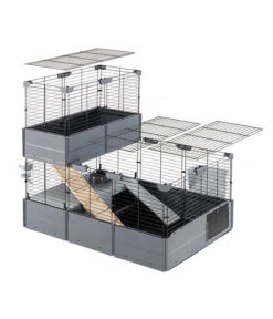 Ferplast Roof Extension Dach Nagerheim Multipla, Schwarz, Ca. B37/H50/T72 Cm -Gartenbedarf Angebote 6953277 WE DE 004 FerplastNagerKMultiplaDachExtension