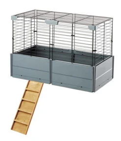 Ferplast Roof Extension Dach Nagerheim Multipla, Schwarz, Ca. B37/H50/T72 Cm