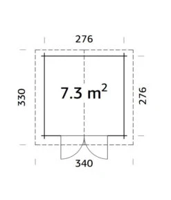 Palmako Gartenhaus Lotta -Gartenbedarf Angebote 6973887 WE BG 001 PalmakoGartenhausLotta
