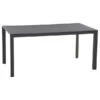 Siena Garden Gartentisch Ricon, Ca. B160/H75/T90 Cm -Gartenbedarf Angebote 6986533 WE FS 001 RiconTischMAnthrazitFGlasNeu