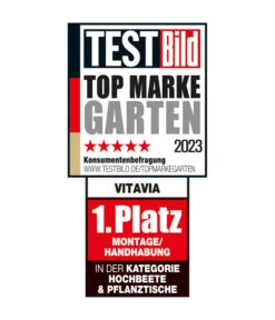 Vitavia Hochbeet Oslo In&Out, Grau/schwarz -Gartenbedarf Angebote Siegel VitaviaHochbeeteundPflanztische 1